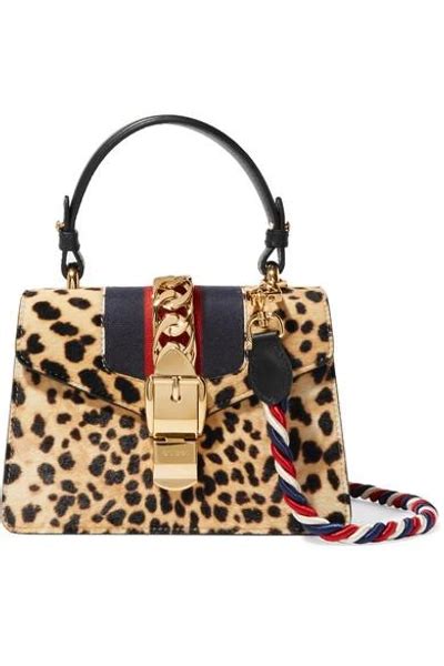 Sylvie Shoulder Bag With Leopard Print In Nude&neutrals